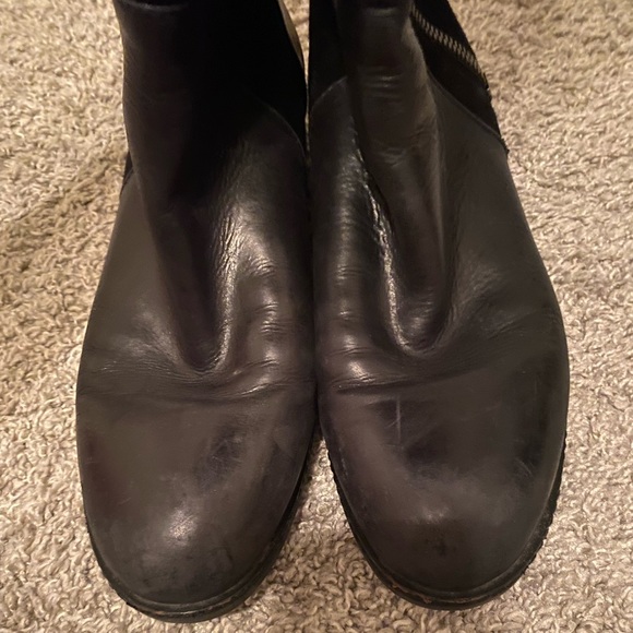 Via spiga women black leather & suede boots - Picture 11 of 11